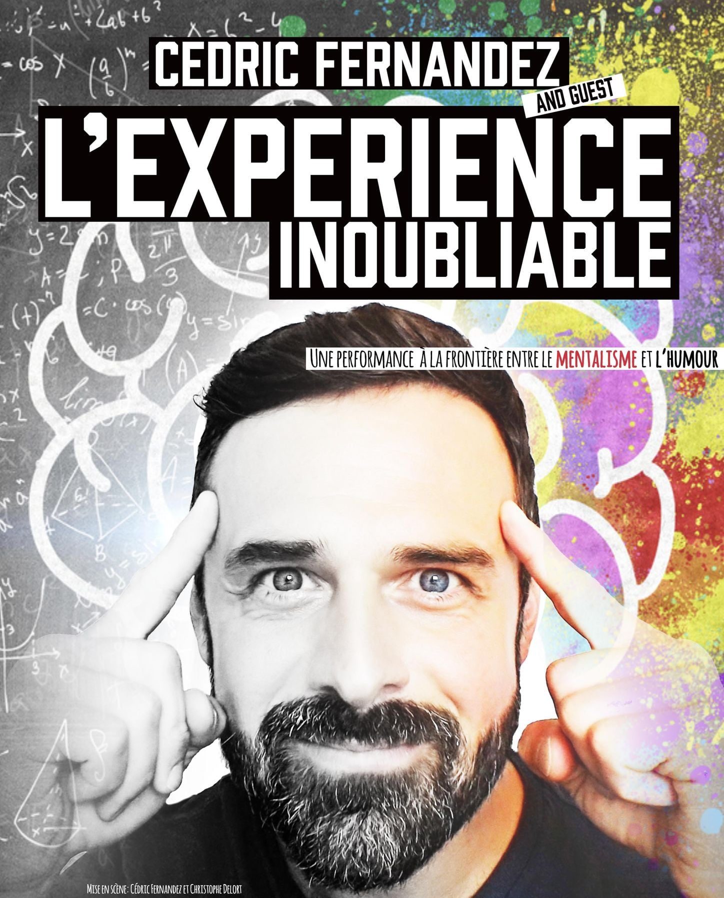 L'expérience inoubliable affiche spectacle humour